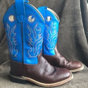 Boys Old West cowboy boots